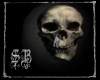 sb animated skull plak