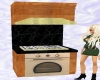 Gold n marble stove oven