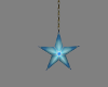 Hanging Star Light (blue