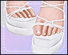 *Y* Strap Sandals -white