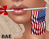 B| USA Flag in Mouth