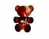 FLAMEING ROSE BEAR CHAIR