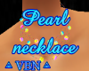 pearl necklace fluo