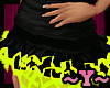 ~Y~Lime/Blk Netty Skirt