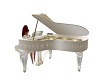 White n Gold Grand Piano