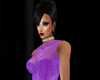 sheer purple dress