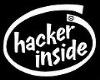 Hacker Inside Sign