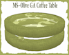 MS~Olive coffee table GA