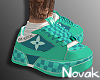 Shoes LV celest