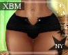 ✮ Open Shorts Blk XBM