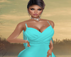 Wedding Party Dress Teal