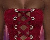Burgundy Corset Top