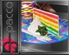 Birthday rainbow cake