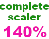 !✔Complete 140% scaler