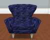 Blue Pentegram Chair
