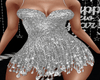 NY Silver Sequin Dress