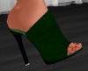 Emerald Cutout Heels