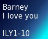 Barney I love you