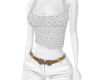 White shorts outfit