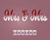 Mrs & Mrs Red n White