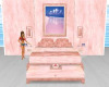 Pink Marble Bed