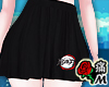 蝶 D.S Black Skirt