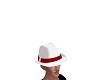 White And Red Brim