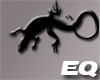 -EQ-Black Lizard Sticker