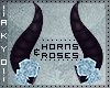 ϟ Horns n' Roses -blue