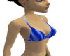 Blue Bikini Top