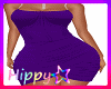 corset dress purple