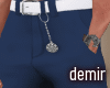 [D] Cargo navy pants