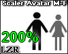 Scaler Avatar M - F 200%