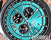 sas teal green watch f
