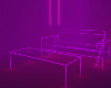 Lit Purple Fog Room