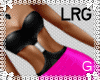 G l Pia Black/Pink LRG