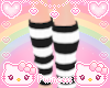 ♡ stripey leg warmers