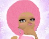 Afro Puff in Pink Crush