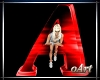 Letter A red With Pose