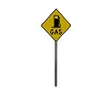 Gas Ahead Sign