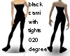 black cami skin + tights