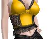 A~ Gold Lace Corset