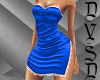 Dress W/Lace in Blue
