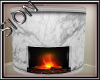 SIO- Oval Fire Place whi