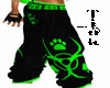 Toxic Green Dub Pants