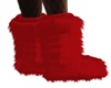Red Fur Boots