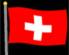Switzerland flag & pole