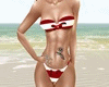 Sun Bikini Red White