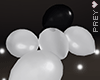 White+Black mix Balloons
