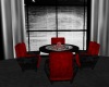 chv red black chat table